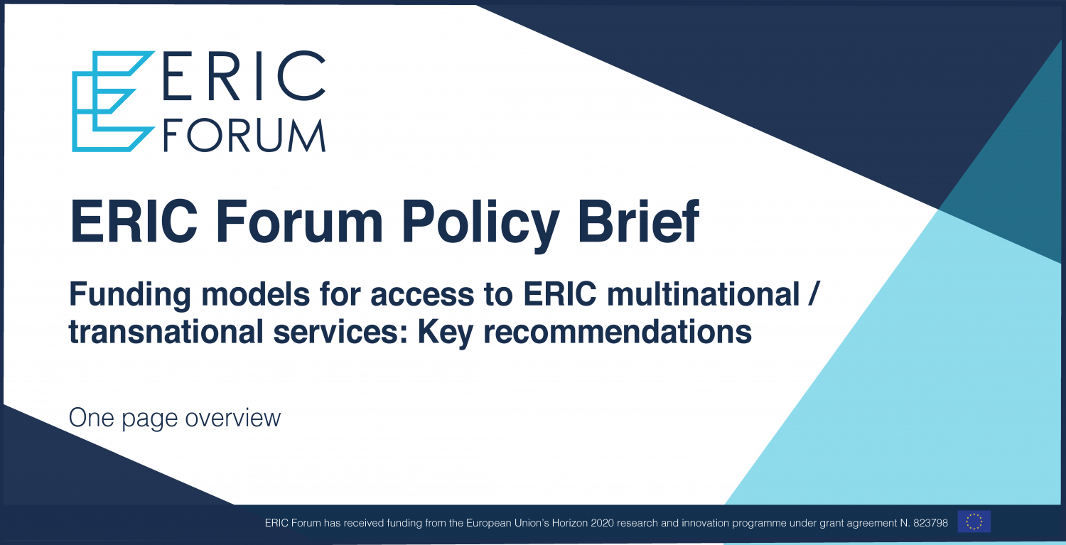 ERIC Forum Policy Brief - One page overview
