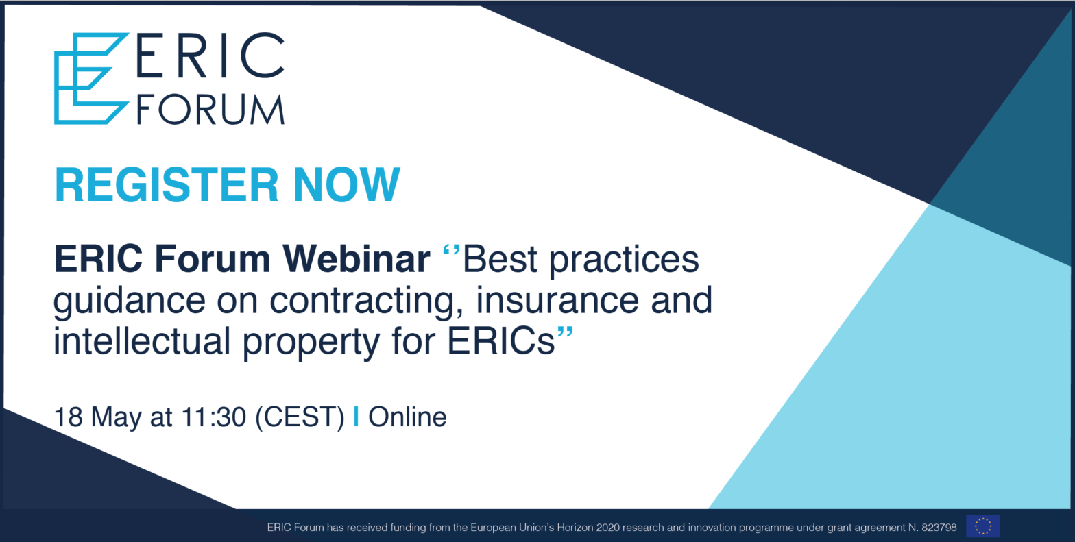 Register now ERIC Forum webinar “Best practices guidance on contracting ...
