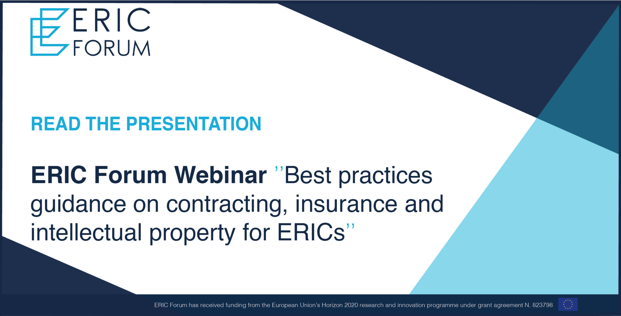 Read the presentation ERIC Forum webinar 'Best practices guidance on ...