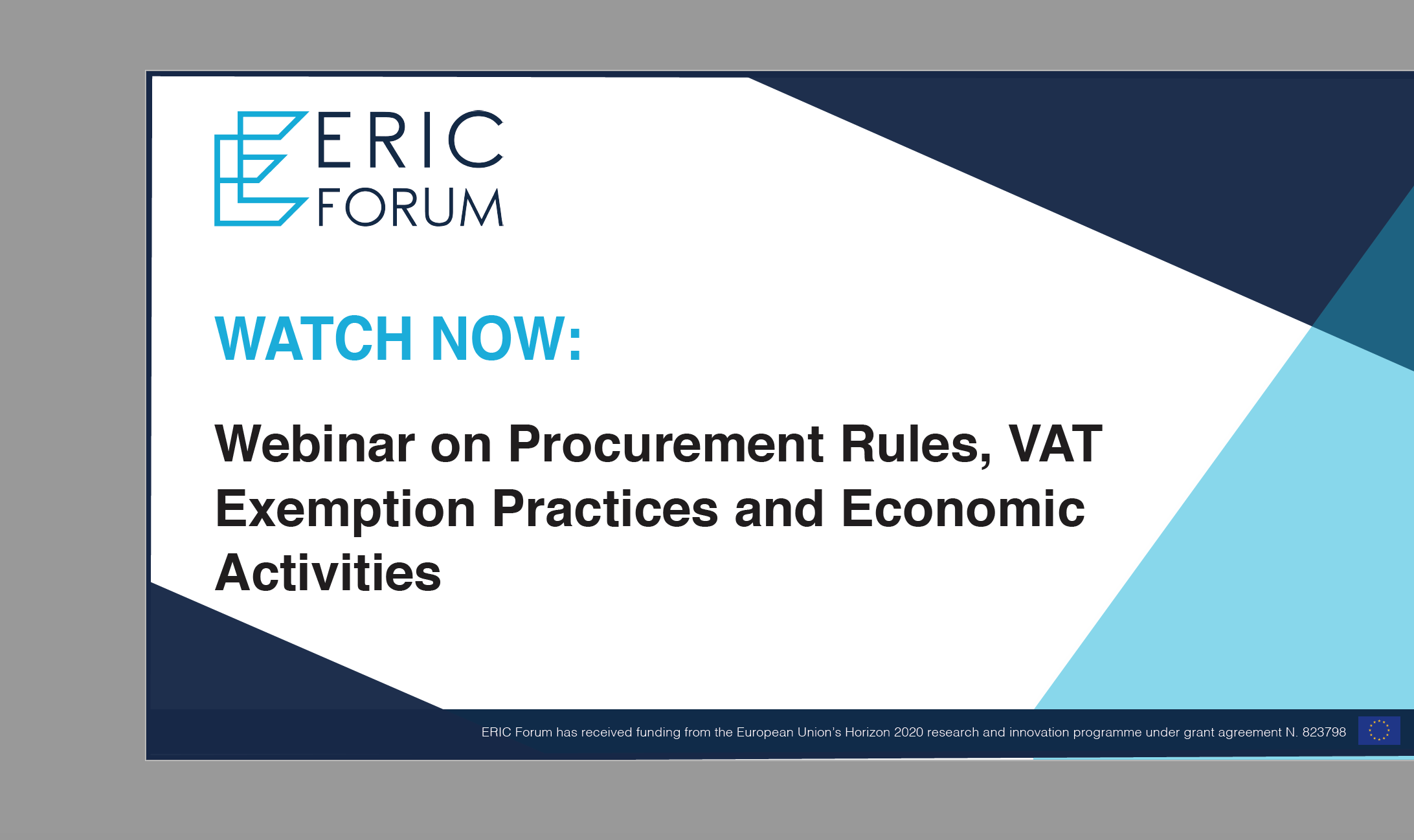 Watch now inar on Procurement Rules, VAT Exemption Practices and Economic Activities